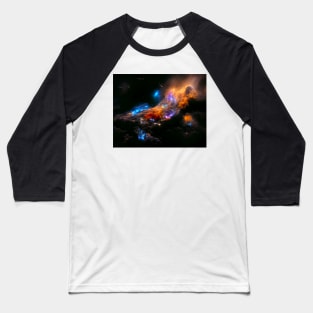 Space Nebulae #3 Baseball T-Shirt